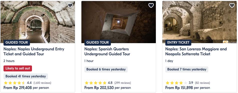 Naples Underground Tour Guide